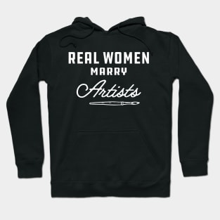 Artist - Real women marry artists Hoodie